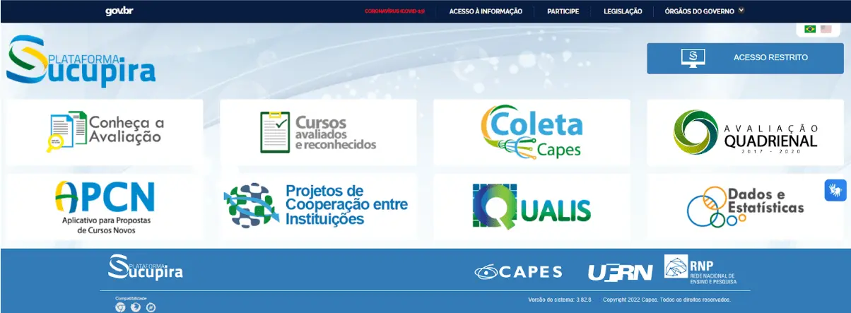 Acesse a Plataforma Sucupira