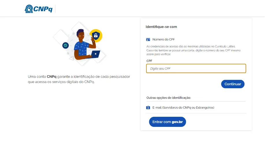 Login Plataforma Lattes