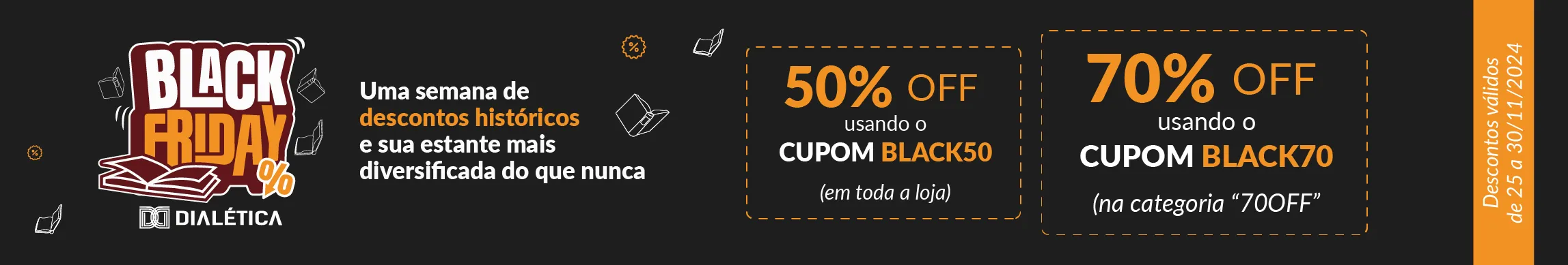 Banner Black Friday Loja Editora Dialética